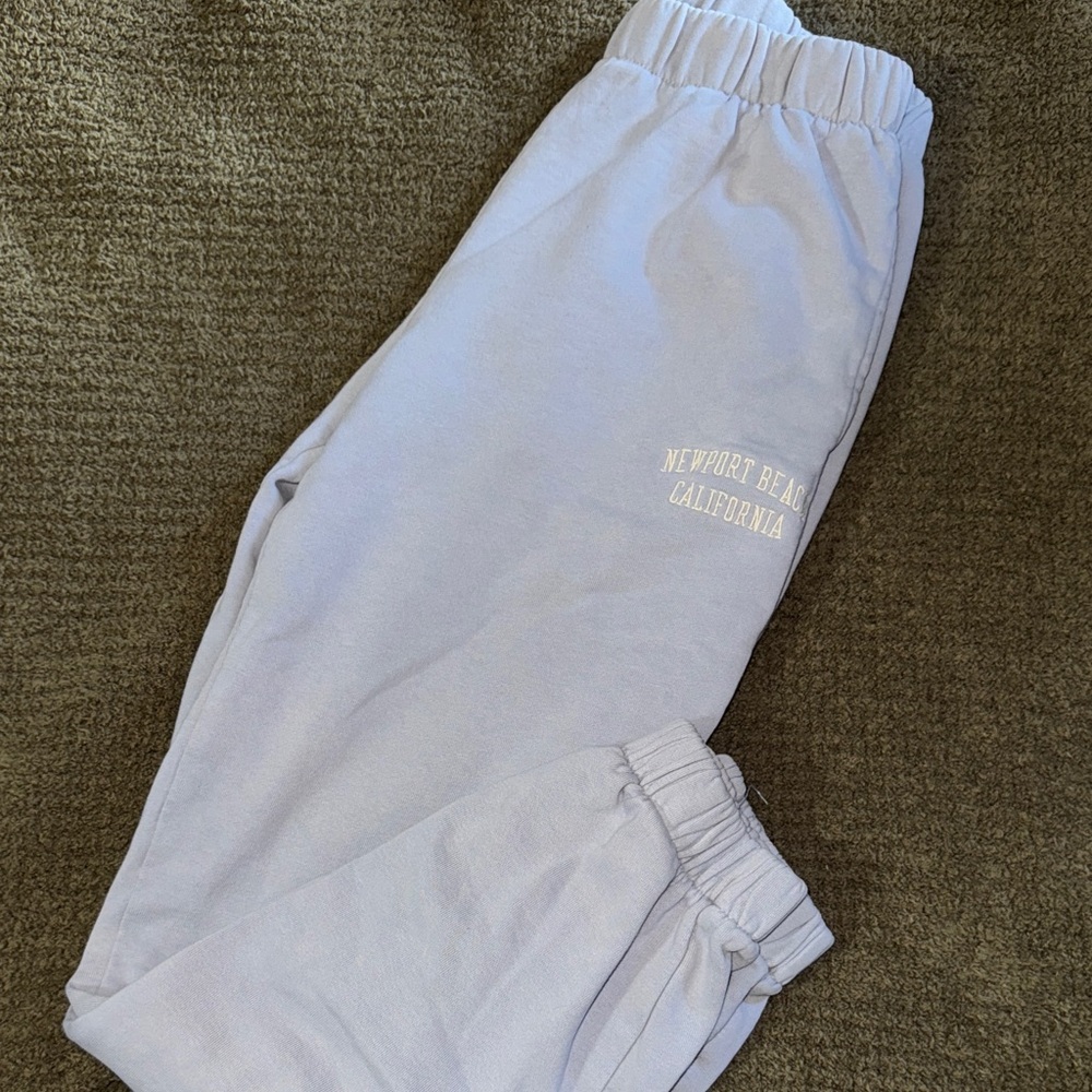 Brandy Melville Kids Light Gray Sweatpants